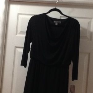 Black Dress W/Elastic Waistband NWT